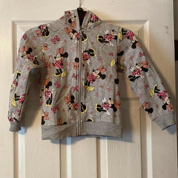 kids mini mouse zip up sweat jacket - Picture 1 of 4